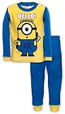 Boys Double Sided Minion Pajama Sizes 4-10
