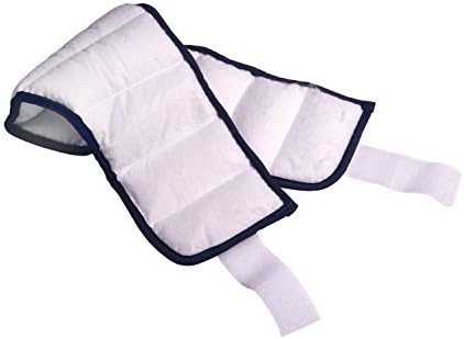 HealthSmart TheraBeads Microwavable Heating Pad Neck Wraps for Moist Heat Therapy for Natural Neck Pain Relief and Arthritis, with Cover by Therabeads