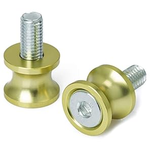 Houder voor motorfietsaccessoires, motorfietsaccessoires, schildersezel, schroef M 10, goudkleurig