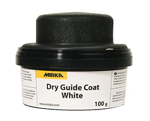 Mirka Dry Guide Coat White 100g for Dark Surfaces