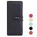 Small Women's Bi-fold Long Purse Button Clutch Wallet with Card Slotss
