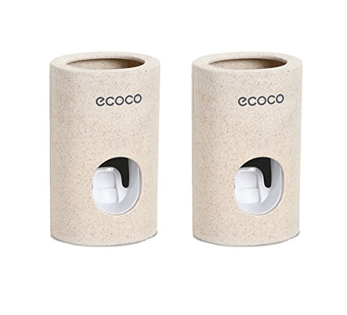 Automatic Toothpaste Dispenser Set with Wall Mounted Kids Hands Free Toothpaste Squeezer For Kids Shower Bathroom Sink. FDA and LFGB Listed. Pack Of 2 (2 Pack) - Thumbnail 7