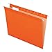Pendaflex Reinforced Hanging File Folders, Letter Size, Orange, 1/5 Cut, 25/BX (4152 1/5 ORA)
