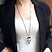 Botrong Bohemia Retro Owl Turquoise Necklace Delicate Carved Jewelry Good Gift