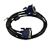 Premium Blue Connectors HD15 Male to Male SVGA VGA Long Video Monitor Cable for TV Computer Projector 6 feet
