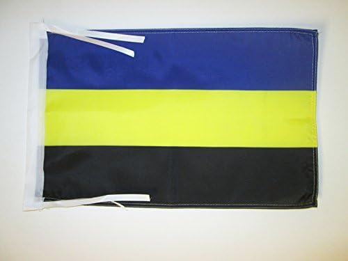 AZ FLAG, Province of Gelderland Flag, 18'' x 12'', 100% Polyester Gelderland Small Banner with Two Cords, Fade Resistant