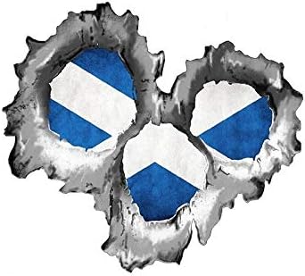 Amazon Co Jp pl Fc22破壊金属弾痕スコットランド聖アンデレ十字はpvcフラグ電動車両が15センチメートルを貼り付ける貼り付け スポーツ アウトドア