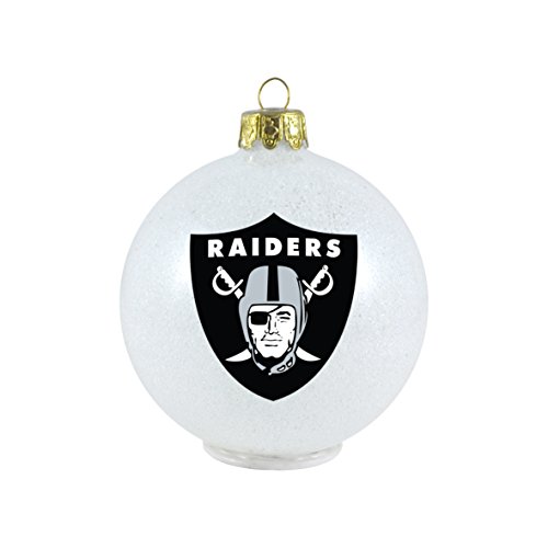 NFL Oakland Raiders LED Small Ornament