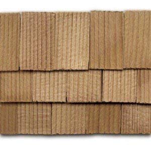 CEDAR Shake Shingle Wooden Roofing Craft Supplies for Buildings, Kits, Bird House, Scrap Booking, Doll Houses/Approximately 300 pc. - Image 3