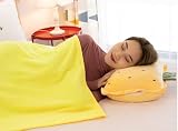 Rikyo 15" Stuffed Pineapple Travel Pillow Blanket Kids Gift Warming Hands view 8