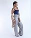 Hali Cali Women's Straight Casual Loose Wide Leg fold Over Comfy Palazzo Pants (M)
