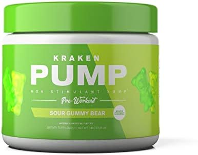 Sparta Nutrition Kraken Pump Pre Workout (Sour Gummy Bear) - 140 G