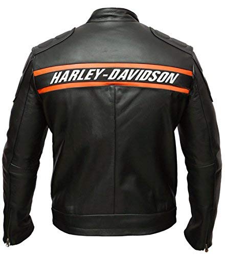 DeColure Heren Goldberg Harley Davidson Motorfiets Faux & Echt Lederen Jas - Image 3