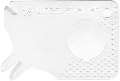 Lifesystems Tick Removal Card for Dogs or Humans with Magnifying Lens