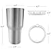 Amado 30 OZ Tumbler, Vacuum Tumbler Stainless Steel Vacuum Tumbler