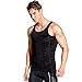 HOTER Mens Body Shaper Slimming Vest, Men's Compression Base Layer Slim Compression Muscle Tank Shapewear