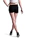 HDE Women's Solid Color Ultra Stretch Fitted Low Rise Moleton Denim Booty Shorts Black - XL