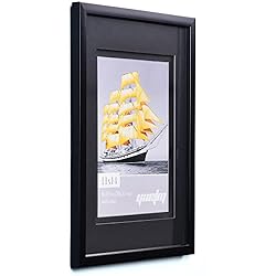 Yaetm 11x14 Double Floating Mat Picture Frame Set