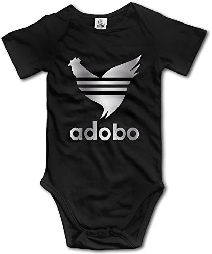 Chicken Adobo Filipino Platinum Style Baby Romper Jumpsuit Black Apparel