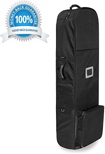 loukou Golf Travel Covers Bag with 2 Wheels for Travelling Golfer