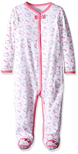 Hello Kitty Baby Core Allover Print Coverall, Bright White, 18 Months