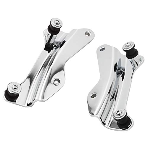Detachable Chrome Passenger Backrest Sissy Bar w/Pad & 4-Point Docking Kit & Stealth Luggage Rack For 2014-2019 Harley Davidson Touring Electra Glide Road Glide Road King Street Glide - Thumbnail 7