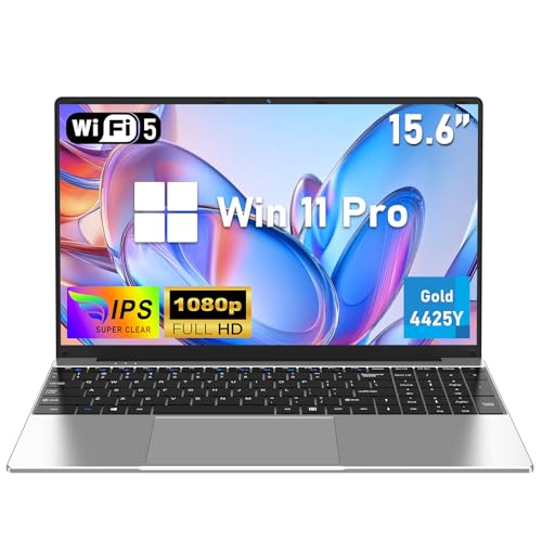 FUNYET Laptop, Notebook 2026 Laptop 15.6 Inch 8GB RAM 256GB SSD, 4425Y Processor, FHD 1920 x 1080 Display, Support WiFi 5, BT5.0, USB3.0 * 2, 5000mAh Battery Computer