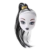 chinatera Cute Girls Doll Heads Colorful Demon Monster Wig Hair Decoration Kids Toys Accerssories