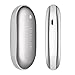 Letouch Rechargeable Hand Warmer 5200mAh Power Bank, Portable USB Electric Hand Warmers Double-Sided Heating Mobile External Battery Charger Best Gift in Winter for Women,Man (Silver)