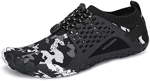 Men's Trail Running Shoes Minimalist Wide Toe Box Barefoot Trainers Wat.