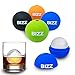 Bizz Ice Sphere Molds (4-Pack) Smooth, Round Balls for Whiskey, Scotch, Cocktails and Non-Alcoholic Beverages, Fun, Reusable, Ecofriendly and Freezer Safe