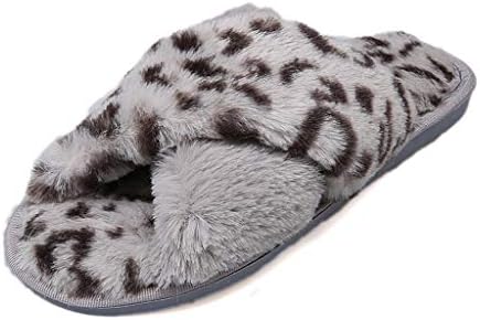 Yindaity レディース ルームシューズ ふわふわ モコモコ 室内 スリッパ かわいい 軽量 グレー 24 24 5cm ボアスリッパ