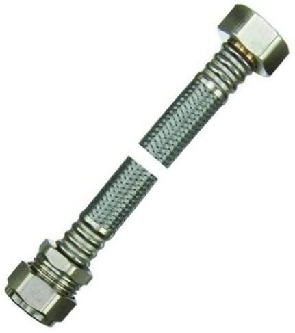 WRAS 15mm x 1/2" Large Bore Flexible Tap Connector - 500mm
