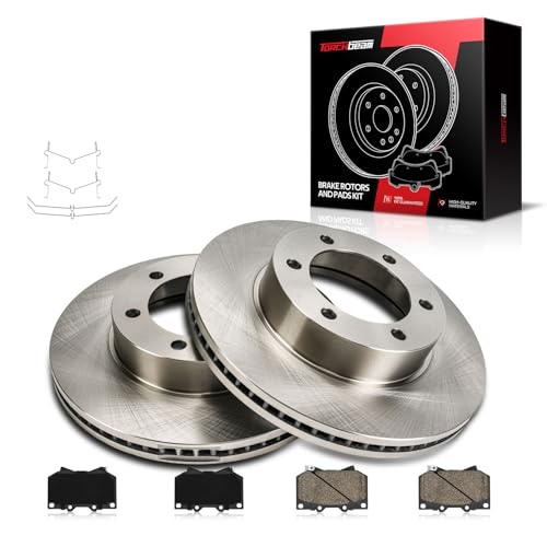 Torchbeam 12.54" Front Brakes and Rotors Kit Brake Kit Compatible with Toyota 2…