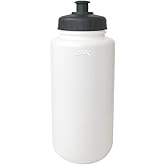 A&R Sports Water Bottle, White, PUSH/PULL