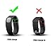 GOOQ New Black Replacement USB Charger Charging Cable Cord for Fitbit Force/Charge Bracelet Sport Arm Band Armband (1pcs)