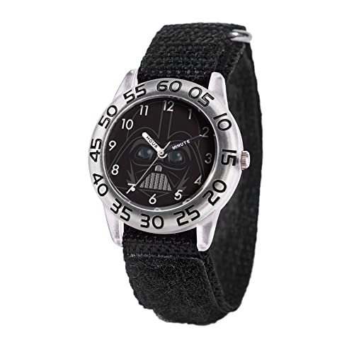 Star Wars Kids' Plastic Time Teacher Analog Quartz Nylon Strap Watch