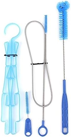 Zaidogear Hydration Bladder Cleaning Kit for Universal Bladders, 4 in 1 Cleaner Set To Clean Long Hose, Bite Valve, Water Bladder &amp; Hang To Dry