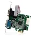 StarTech.com 2 Port Native PCI Express RS232 Serial Adapter Card with 16950 UART (PEX2S952),Green