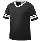 Augusta Sportswear Sleeve Stripe Jersey S Black/White