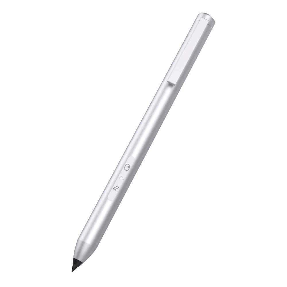 MoKo Stylus Pen Fit Surface, Active Stylus Pen with 4096 Pressure Sensitivity Supporting 600hrs Playing Time Compatible Surface Go 3/2/Go/Book/Laptop/Studio, Surface Pro 4/5/6/7/X 2019 - Sliver