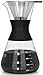 COFFEE BEAR – Pour Over Coffee Maker Set with Borosilicate Glass Coffee Carafe and Reusable Ultra-Fine Mesh Stainless Steel Coffee Filter, 4-Cup Coffee Dripper Set, 600mL (20oz)