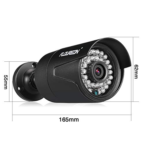 FLOUREON 3000TVL 1080P CCTV DVR AHD Camera 2.0MP NTSC 1/3 3.6mm Lens CMOS IR Led 36 PCS Night Version IP66 Waterproof for DVR Security System