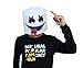 Moniku Halloween DJ Mask Party Props Helmet Hard Latex Solid Masks