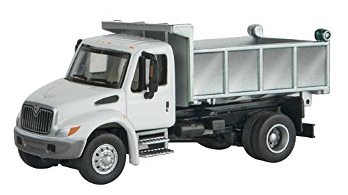 Walthers International(R) 4300 Single-AXLE Dump Truck - Assembled -- White with Utility Company Decals