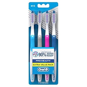 Image of Oral-B Pro-Health Toothbrush, Superior Clean, 4 Count