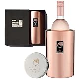 IPUJAN Wine Chiller Bucket with Stainless Ice Stone
