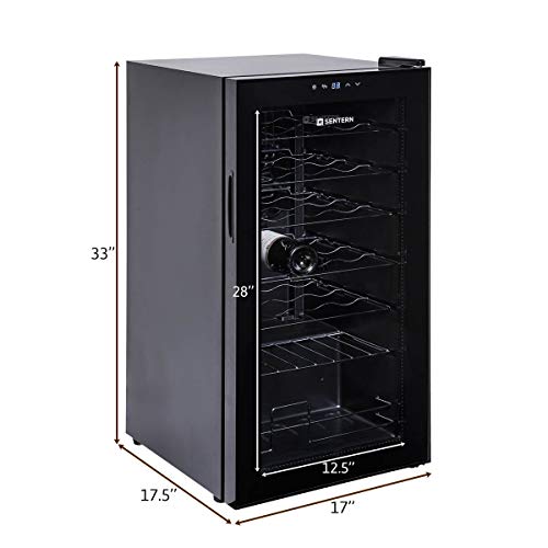 6 Sentern+Bottle+Wine+Cooler+Bottles+Black