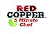 Red Copper Double-Coated 5 Minute Chef Electric Cooker by BulbHead, Includes Spatula and Recipe Guide