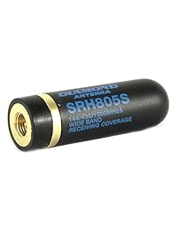Diamante Original SRH805S Tri correa 144 440 1200 mhz antena Stubby De Mano, 1.75", SMA, correa ancha recibir